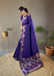 BOLLYWOOD SOFT LICHI SILK JACQUARD SAREE WITH UNSTITCHED BLOUSE PARTY WEAR WHOLESALE PRICE ETHNIC GARMENT (18)