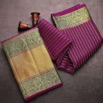 BOLLYWOOD SOFT LICHI SILK JACQUARD WORK SAREE WITH UNSTITCHED BLOUSE FESTIVAL WEAR WHOLESALE PRICE ETHNIC GARMENT (1)