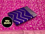 BOLLYWOOD SOFT LICHI SILK JACQUARD WORK SAREE WITH UNSTITCHED BLOUSE OFFICE WEAR WHOLESALE PRICE ETHNIC GARMENT (3)
