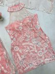 DESIGNER BUTTERFLY NET EMBROIDERY SEQUENCE WORK TOP PALAZZO WITH DUPATTA PARTY WEAR WHOLESALE PRICE ETHNIC GARMENT (2)
