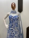 DESIGNER BUTTERFLY NET EMBROIDERY SEQUENCE WORK TOP PALAZZO WITH DUPATTA PARTY WEAR WHOLESALE PRICE ETHNIC GARMENT (3)