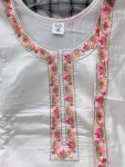DESIGNER CHANDERI COTTON MULTI COLOR THREAD EMBROIDERY WORK TOP BOTTOM WITH DUPATTA FESTIVE WEAR WHOLESALE PRICE ETHNIC GARMENT (6)