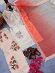 DESIGNER CHIFFON GEORGETTE DIGITAL PRINT WITH HEAVY EMBROIDERY WORK TOP PATIYALA WITH DUPATTA FESTIVE WEAR WHOLESALE PRICE ETHNIC GARMENT (2)