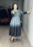 DESIGNER CHIKANKARI COTTON CUT PATTERNS AND PRINTED FADED WORK ONE PIECE CASUAL WEAR WHOLESALE PRICE ETHNIC GARMENT (3)
