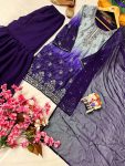 DESIGNER CHINON DIGITAL PRINT WITH ZARI EMBROIDERY SEQUENCE WITH STONE WORK TOP SHARARA WITH DUPATTA FESTIVE WEAR WHOLESALE PRICE ETHNIC GARMENT (10)