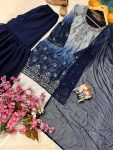 DESIGNER CHINON DIGITAL PRINT WITH ZARI EMBROIDERY SEQUENCE WITH STONE WORK TOP SHARARA WITH DUPATTA FESTIVE WEAR WHOLESALE PRICE ETHNIC GARMENT (6)