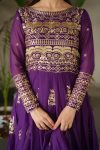 DESIGNER CHINON SEQUENCE MULTI AND BEADS EMBROIDERY WORK GOWN WITH DUPATTA PARTY WEAR WHOLESALE PRICE ETHNIC GARMENT (10)