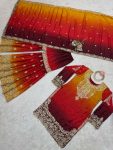 DESIGNER CHINON SILK CODING EMBROIDERY MOTI WORK TOP SHARARA WITH DUPATTA FESTIVE WEAR WHOLESALE PRICE ETHNIC GARMENT (6)