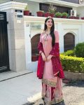 DESIGNER CHINON SILK EMBROIDERY SEQUENCE WORK TOP PALAZZO WITH DUPATTA FESTIVE WEAR WHOLESALE PRICE ETHNIC GARMENT (3)