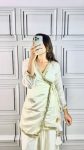 DESIGNER CHINON SILK GOTA LACE WORK TOP PALAZZO SET FESTIVE WEAR WHOLESALE PRICE ETHNIC GARMENT (2)