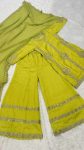 DESIGNER CHINON SILK SEQUENCE AND ZAR WORK TOP PALAZZO WITH DUPATTA FESTIVE WEAR WHOLESALE PRICE ETHNIC GARMENT (1)