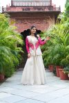 DESIGNER COSMOS SIMMER CODING EMBROIDERY WITH THREAD WORK BLOUSE KOTI WITH PALAZZO PARTY WEAR WHOLESALE PRICE ETHNIC GARMENT (6)