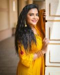 DESIGNER COTTON MIRROR WORK AND EMBROIDERY WORK ANARKALI TOP BOTTOM WITH DUPATTA FESTIVE WEAR WHOLESALE PRICE ETHNIC GARMENT (3)