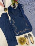 DESIGNER CREPE SILK BEADS HAND WORK TOP PATIYALA WITH DUPATTA PARTY WEAR WHOLESALE PRICE ETHNIC GARMENT (3)