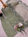 DESIGNER CREPE SILK EMBROIDERY SEQUENCE WORK TOP PALAZZO WITH DUPATTA FESTIVE WEAR WHOLESALE PRICE ETHNIC GARMENT (2)