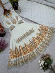DESIGNER FRENCH CREPE EMBROIDERY SEQUENCE WORK TOP PALAZZO WITH DUPATTA FESTIVE WEAR WHOLESALE PRICE ETHNIC GARMENT (4)
