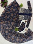 DESIGNER GEORGETTE DIGITAL PRINTED WITH EMBROIDERY WORK READY TO WEAR SAREE WITH BLOUSE AND KOTI PARTY WEAR WHOLESALE PRICE ETHNIC GARMENT (3)
