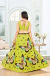 DESIGNER GEORGETTE EMBROIDERY SEQUENCE WORK LEHENGA CHOLI WITH DUPATTA FESTIVE WEAR WHOLESALE PRICE ETHNIC GARMENT (5)