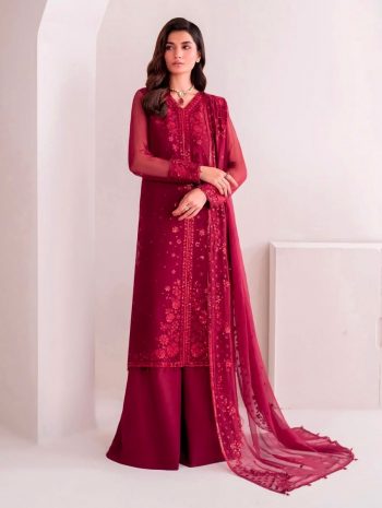 DESIGNER GEORGETTE EMBROIDERY SEQUENCE WORK TOP PALAZZO WITH DUPATTA RANI