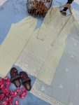DESIGNER GEORGETTE EMBROIDERY SEQUENCE WORK WITH MOTI WORK TOP PALAZZO WITH DUPATTA FESTIVE WEAR WHOLESALE PRICE ETHNIC GARMENT (4)