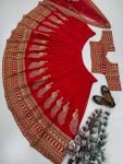 DESIGNER GEORGETTE HEAVY EMBROIDERY CODING SEQUENCE WORK LEHENGA CHOLI WITH DUPATTA WEDDING WEAR WHOLESALE PRICE ETHNIC GARMENT (4)