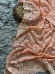 DESIGNER GEORGETTE SEQUENCE MULTI THREAD WITH SATIN BORDER SAREE WITH UNSTITCHED BLOUSE WEDDING WEAR WHOLESALE PRICE ETHNIC GARMENT (5)