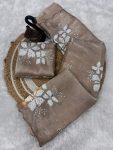 DESIGNER JIMMY CHOO DUAL SEQUENCE WITH DOUBLE SCALPING BORDER WORK SAREE WITH UNSTITCHED BLOUSE PARTY WEAR WHOLESALE PRICE ETHNIC GARMENT (5)