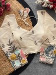 DESIGNER KHADI COTTON CHAIN STITCH EMBROIDERY WORK STITCHED BLOUSE PARTY WEAR WHOLESALE PRICE ETHNIC GARMENT (7)