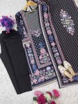 DESIGNER MUSLIN DIGITAL PRINT WITH HEAVY MIRROR WORK AND FANCY LATKAN WORK TOP BOTTOM WITH DUPATTA FESTIVE WEAR WHOLESALE PRICE ETHNIC GARMENT (8)
