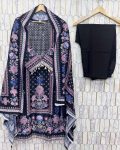 DESIGNER MUSLIN DIGITAL PRINT WITH HEAVY MIRROR WORK AND FANCY LATKAN WORK TOP BOTTOM WITH DUPATTA FESTIVE WEAR WHOLESALE PRICE ETHNIC GARMENT (8)