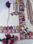 DESIGNER MUSLIN DIGITAL PRINT WITH LACE AND REAL MIRROR WORK TOP PALAZZO WITH DUPATTA FESTIVE WEAR WHOLESALE PRICE ETHNIC GARMENT (2)