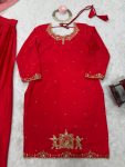 DESIGNER NATURAL CREEP SILK BEADS WITH THREAD AND SEQUENCE WORK TOP LEHENGA WITH DUPATTA FESTIVE WEAR WHOLESALE PRICE ETHNIC GARMENT (2)