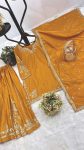 DESIGNER NATURAL CREPE EMBROIDERY SEQUENCE WORK TOP PALAZZO WITH DUPATTA FESTIVE WEAR WHOLESALE PRICE ETHNIC GARMENT (3)