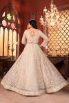 DESIGNER NET EMBROIDERY SEQUENCE DESIGN WORK LEHENGA CHOLI WITH DUPATTA WEDDING WEAR WHOLESALE PRICE ETHNIC GARMENT (4)