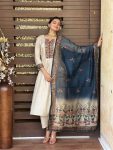 DESIGNER ROMAN SILK DIGITAL PRINTED TOP BOTTOM WITH DUPATTA FESTIVE WEAR WHOLESALE PRICE ETHNIC GARMENT (3)