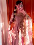 DESIGNER SATIN SILK EMBROIDERY SEQUENCE WITH CUT WORK GOWN BOTTOM WITH DUPATTA FESTIVE WEAR WHOLESALE PRICE ETHNIC GARMENT (4)