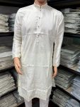 DESIGNER SILK EMBROIDERY MIRROR WORK MEN’S KURTA PAYJAMA FESTIVE WEAR WHOLESALE PRICE ETHNIC GARMENT (4)