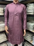 DESIGNER SILK EMBROIDERY MIRROR WORK MEN’S KURTA PAYJAMA FESTIVE WEAR WHOLESALE PRICE ETHNIC GARMENT (5)