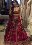 DESIGNER TABBY ORGANZA THREAD WITH SEQUENCE WORK LEHENGA CHOLI WITH DUPATTA PARTY WEAR WHOLESALE PRICE ETHNIC GARMENT (2)