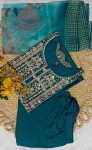 DESIGNER TAFFETA SILK EMBROIDERY JARI WORK TOP BOTTOM WITH DUPATTA FESTIVE WEAR WHOLESALE PRICE ETHNIC GARMENT (8)