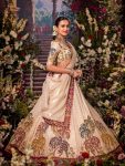 DESIGNER TISSUE SIMMER SILK EMBROIDERY SEQUENCE WORK LEHENGA CHOLI WITH DUPATTA FESTIVE WEAR WHOLESALE PRICE ETHNIC GARMENT (2)