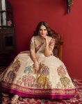 DESIGNER TISSUE SIMMER SILK EMBROIDERY SEQUENCE WORK LEHENGA CHOLI WITH DUPATTA FESTIVE WEAR WHOLESALE PRICE ETHNIC GARMENT (2)