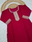 DESIGNER VICHITRA SILK SEQUENCE CODING EMBROIDERY WORK TOP BOTTOM WITH DUPATTA FESTIVE WEAR WHOLESALE PRICE ETHNIC GARMENT (4)