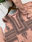 FABULOUS FRENCH CREPE SEQUENCE EMBROIDERY WORK TOP PATIYALA WITH DUPATTA FESTIVE WEAR WHOLESALE PRICE ETHNIC GARMENT (4)