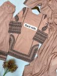 FABULOUS FRENCH CREPE SEQUENCE EMBROIDERY WORK TOP PATIYALA WITH DUPATTA FESTIVE WEAR WHOLESALE PRICE ETHNIC GARMENT (4)