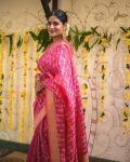 FANCY BANARASI SOFT SILK ZARI WEAVING WORK SAREE WITH UNSTITCHED BLOUSE FESTIVE WEAR WHOLESALE PRICE ETHNIC GARMENT (4)