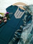 FANCY BSY VISCOSE SEQUENCE CODING EMBROIDERY WORK TOP BOTTOM WITH DUPATTA FESTIVE WEAR WHOLESALE PRICE ETHNIC GARMENT (4)