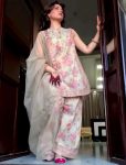 FANCY CHIFFON GEORGETTE DIGITAL PRINT WITH EMBROIDERY SEQUENCE WORK TOP PATIYALA WITH DUPATTA FESTIVE WEAR WHOLESALE PRICE ETHNIC GARMENT (2)