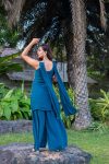 FANCY CHINON EMBROIDERY WORK TOP PALAZZO WITH DUPATTA FESTIVE WEAR WHOLESALE PRICE ETHNIC GARMENT (2)