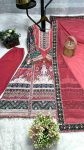FANCY CHINON SILK DIGITAL PRINT WITH READY MADE LACE BORDER AND REAL MIRROR HAND WORK TOP PALAZZO WITH DUPATTA FESTIVE WEAR WHOLESALE PRICE ETHNIC GARMENT (10)